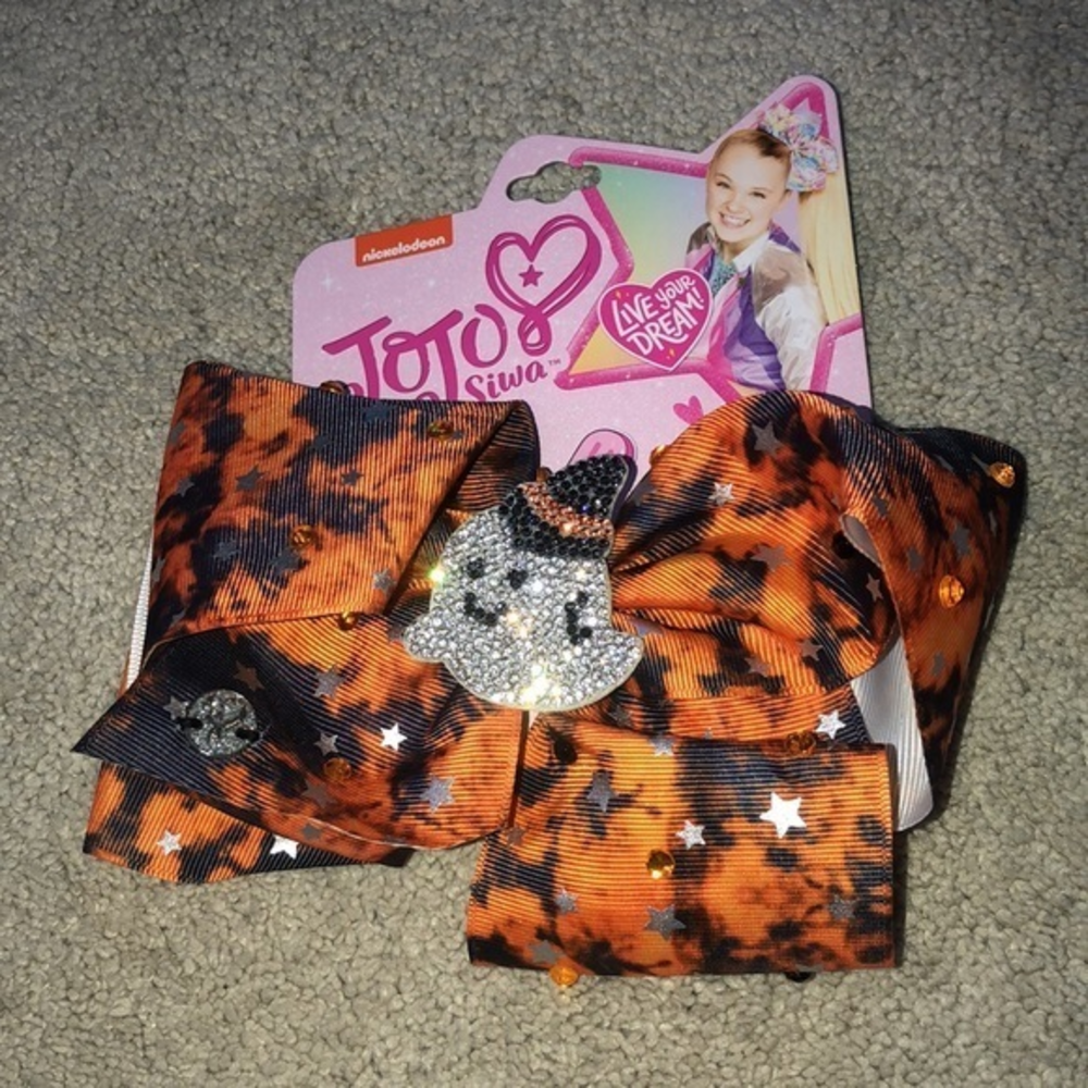 Jo Jo Siwa Bow Clip Ghost Witch Hat Halloween‎ New
